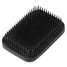 將圖片載入圖庫檢視器 3.2 x 2.2" (83x58mm) Long Rectangular Black Ikebana Kenzan - Wazakura Japan