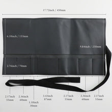 Load image into Gallery viewer, Rolled roll case with measurements