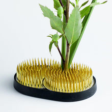 Load image into Gallery viewer, Flower stem placed on Sun and Moon Kenzan