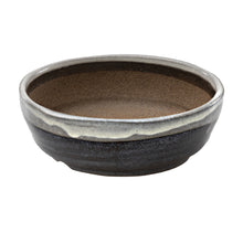 Load image into Gallery viewer, [ Shigaraki Series ] White Stripe Glazed Bonsai Pot 6.6" (170 mm) - Wazakura Japan

