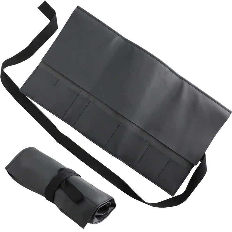 Leather Bonsai tools roll case with with background