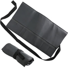 Load image into Gallery viewer, Leather Bonsai tools roll case with with background
