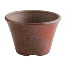 Load image into Gallery viewer, [ Banko Series ] Small Rounded Bonsai Pot 4.3" (110mm) Red Clay - Wazakura Japan

