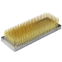 Load image into Gallery viewer, Long Rectangle shaped brass kenzan
