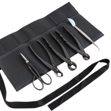 Load image into Gallery viewer, 5PCS Bonsai Tool Kit [ Satsuki Scissors + 3 Cutters + Tweezers] - Wazakura Japan
