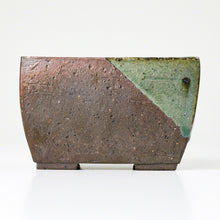 Laden Sie das Bild in den Galerie-Viewer, [ Tokoname Series ] Rectangular Glazed Bonsai Pot 5.3"(135 mm) - Wazakura Japan
