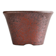 Load image into Gallery viewer, [ Banko Series ] Small Rounded Bonsai Pot 4.3" (110mm) Red Clay - Wazakura Japan
