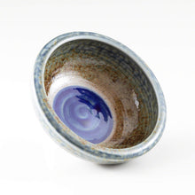 Load image into Gallery viewer, [ Minoyaki Series ] Small Ikebana Vase Round 5"(128mm) Brown and Blue - Wazakura Japan
