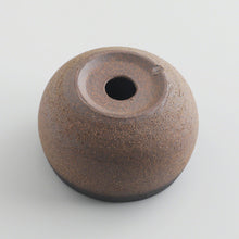 Load image into Gallery viewer, [ Banko Series ] Small Bonsai Pot Bowl 3.8" (100mm) Brown and Black - Wazakura Japan
