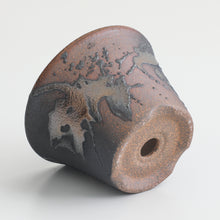 Load image into Gallery viewer, [ Banko Series ] Small Rounded Bonsai Pot 4.3" (110mm)– Kindami Glaze - Wazakura Japan
