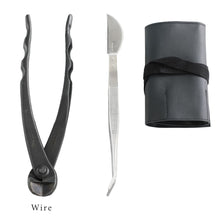 Load image into Gallery viewer, 5PCS Bonsai Tool Kit [ Ashinaga Scissors + 3 Cutters + Tweezers] - Wazakura Japan
