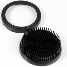 Load image into Gallery viewer, Black round kenzan next to its rubber gasket
