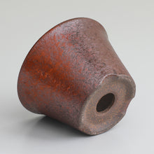 Load image into Gallery viewer, [ Banko Series ] Small Rounded Bonsai Pot 4.3" (110mm) Red Clay - Wazakura Japan
