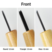 Load image into Gallery viewer, 3PCS 1.5mm Woodworking Chisel Kit - Wazakura Japan
