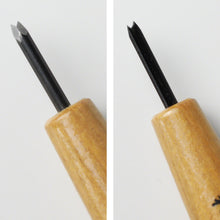 Load image into Gallery viewer, V-Parting Triangle Carving Chisel - Wazakura Japan

