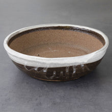 Load image into Gallery viewer, [ Shigaraki Series ] White Stripe Glazed Bonsai Pot 8.2" (210 mm) - Wazakura Japan
