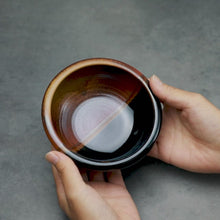 Load and play video in Gallery viewer, 2PCS Japanese Ikebana Essential Tool Set [ Brass Kenzan + Black &amp; Brick Red Vase ]
