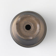 Load image into Gallery viewer, [ Banko Series ] Small Rounded Bonsai Pot 4.3" (110mm)– Golden Brown - Wazakura Japan
