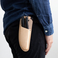 Load image into Gallery viewer, Leather Holster with Belt Loop for Pruning Shears 8-1/4"(210mm) - Wazakura Japan
